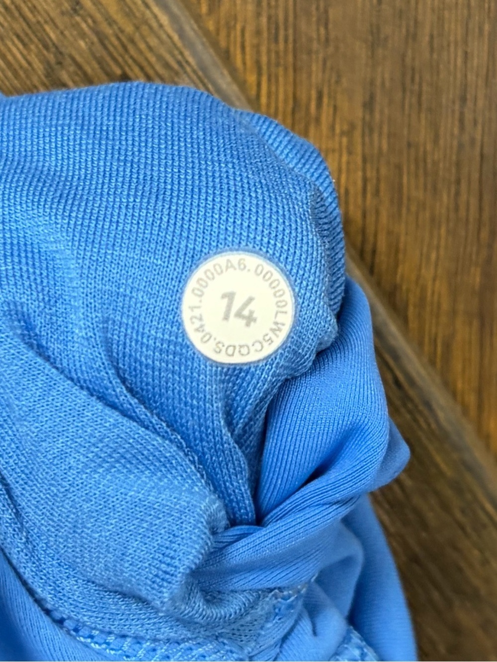 Lululemon Wunder Train High-Rise Athletic Tight Utility Blue Size 14 - Picture 6 of 8